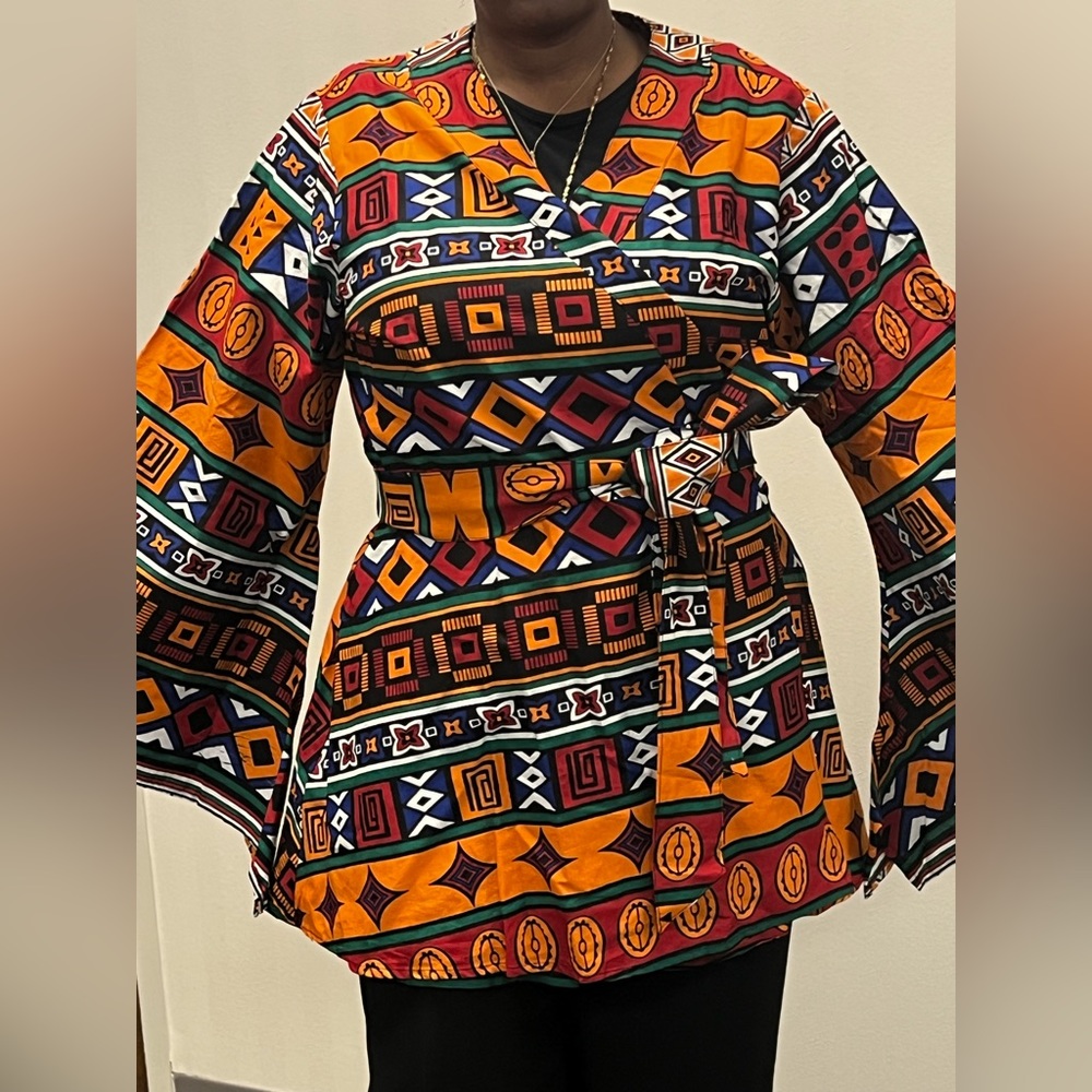 African wrap top/ jacket